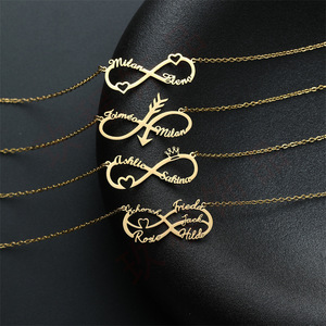 Collana con nome personalizzato Dropshipping personalizzato ragazza graziosa ciondolo gioielli per bambini - Product Image 5