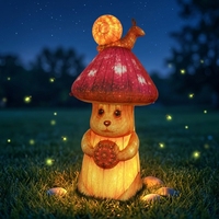 Décorations gonflables sur le thème des écureuils et des champignons, design de scène pour événements, logo gonflable, figurines de dessins animés