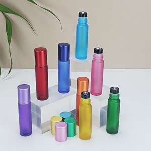 Flacons roll-on en verre pour parfum et huiles essentielles de 5 ml et 10 ml avec bille en acier - Product Image 6