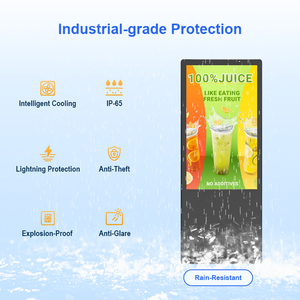 Meistverkaufter 4K LCD IP65 Smart Kiosk Vertikales LCD Interaktives Panel Digitale Beschilderung für Wegweiserung & Werbung - Product Image 4