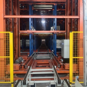 Robot Móvil Autónomo, Sistema de Almacenamiento Inteligente de Alta Densidad, Almacén con Manejo Automático de Materiales, Sistema de Transporte de Palés de 4 Vías - Product Image 1