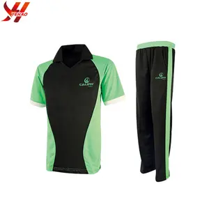 Sublimated Printing Mens New Design Sportswear Cricket Uniforms Wholesale Polo Shirt Custom Cricket Jerseys