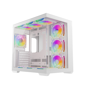 เคสคอมพิวเตอร์ JNP-C708W Fishtank <span class=keywords><strong>Midi</strong></span> <span class=keywords><strong>Tower</strong></span> <span class=keywords><strong>ATX</strong></span> สำหรับเล่นเกม - Product Image 2