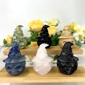 Crystal Pumpkin Carving Quartz Halloween Gifts