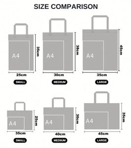 Sacs en papier blancs de luxe personnalisés avec logo imprimé pour la vente en gros, sacs cadeaux pour boutiques de détail avec votre propre logo - Product Image 6