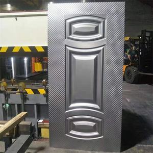 Panel de Puerta Repujado, Puerta de Acero, Lámina de Hierro con Acabado en Cuero, Puerta <span class=keywords><strong>Antirrobo</strong></span>, Entrada, Patio, Fachada - Product Image 2