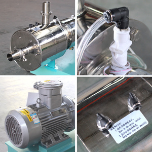 Bunkin 3 étages série <span class=keywords><strong>Brl</strong></span> pompe mélangeur à cisaillement élevé homogénéisateur de lait laitier pour crème/yaourt - Product Image 3