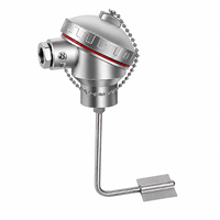 Sonde de température RTD PT100 à montage en surface avec support en forme de L, en acier inoxydable, IP65, résolution 0,15°C, YD WZP-231