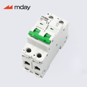 Высококачественный автоматический выключатель постоянного тока 250 В/500 В 2P MCB выключатель 63A 40A 32A 25A DC MCB выключатель для системы PV - Product Image 4