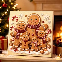 Peinture Diamant DIY Noël Casse-Noisette 3D Perles et Strass Broderie Décoration Murale de Fêtes Vente en Gros