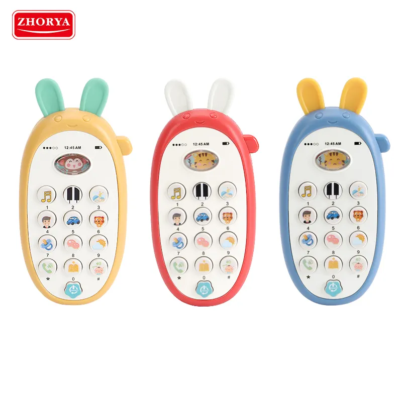 Nettes Design Cartoon lernen Musik Baby Telefon Kinder Spielzeug Telefon