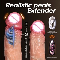 Préservatifs élastiques réutilisables en gros pour hommes, manchon d'extension de pénis en silicone souple, extension de pénis pour homme, jouets sexuels - LM-CT860
