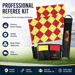 Cartellini Rossi e Gialli per Arbitri di Calcio e Bandierine per Guardalinee per Allenamenti e Partite - Product Image 6