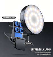 NEEWER NL32R Lampe d'appoint magnétique pour selfie, design compact, portable, idéale pour les voyages, les vlogs et l'enregistrement en direct