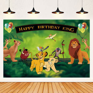 Toile de fond <span class=keywords><strong>Roi</strong></span> <span class=keywords><strong>Lion</strong></span> pour fournitures de fête d'<span class=keywords><strong>anniversaire</strong></span>, jungle tropicale, safari, arrière-plans photo, thème d'<span class=keywords><strong>anniversaire</strong></span> <span class=keywords><strong>Roi</strong></span> <span class=keywords><strong>Lion</strong></span>, baby shower - Product Image 4