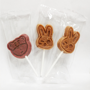Bonbons durs en forme <span class=keywords><strong>de</strong></span> lapin, mélange <span class=keywords><strong>de</strong></span> fruits, sucettes à l'aubépine, gâteaux à l'aubépine pour enfants, collations (<span class=keywords><strong>original</strong></span> et mûre) 100g - Product Image 4