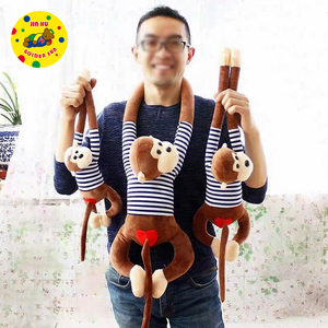 Cute Little Monkey <span class=keywords><strong>peluche</strong></span> bambola scimmia a braccio lungo regali creativi giocattoli di <span class=keywords><strong>peluche</strong></span> - Product Image 3