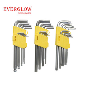 8 pezzi 10 pezzi Set di chiavi esagonali 1.5-10mm chiave chiave L chiave chiave cacciavite con portachiavi anello durevole Cr-V DIY per la riparazione della bicicletta - Product Image 4