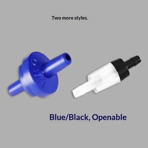 Blauwe plastic <span class=keywords><strong>aquarium</strong></span> terugslagklep (anti-terugstroom) milieuvriendelijke luchtvaartklep voor visbak zuurstofslang - Product Image 2
