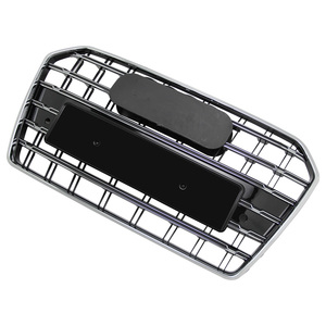 Grille centrale de pare-chocs supérieur avant pour AUDI S6 C7PA 2016 2017 2018 Grille en maille - Product Image 2