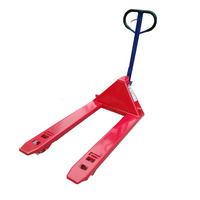 Chariot à palettes manuel hydraulique mini de 2 tonnes à trois roues avec roues en nylon PA et fourche en acier, compatible OEM