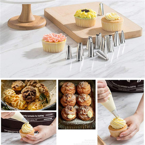 Kit de decoración de pasteles de 106 piezas, juego de suministros para hornear con soporte giratorio para plato giratorio y boquillas - Product Image 5