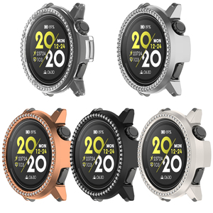 2025 Bling Pha Lê Kim Cương Bumper trường hợp đối với coros tốc độ <span class=keywords><strong>3</strong></span> tốc độ <span class=keywords><strong>2</strong></span> tốc độ PRO hoạt động phụ nữ cô gái Hollow ra bảo vệ bìa cho pace3 - Product Image 3