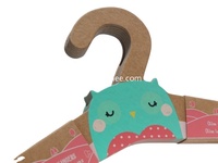 Cintres en carton écologiques et non toxiques personnalisés pour enfants, 330x175mm, recyclables pour la vente de vêtements pour bébés