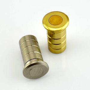 Cerradura de puerta de cobre con cubierta antipolvo, tipo tornillo oculto/exposto, para puertas principales de madera, estilo tradicional duradero - Product Image 3