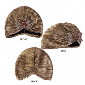 Pañuelo para la Cabeza de Alta Calidad con Lazo de Joyería, Accesorios para Mujer, Turbante Diario de Poliéster - Product Image 4