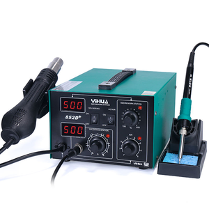 Stasiun Rework Udara Panas YIHUA 852D+ Seri 2 in 1 dengan Soldering Iron dan Hot Air Gun untuk Preheat dan Rework BGA - Product Image 3