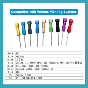 Système d'implant dentaire, tournevis, outil chirurgical, kit de retrait de vis d'implant dentaire, mini tournevis en acier inoxydable dentaire - Product Image 6