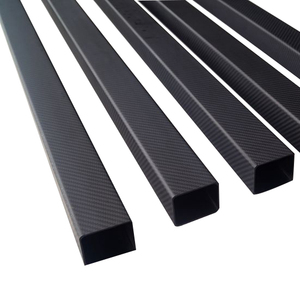 Tubo cuadrado de fibra de carbono ligero de alta resistencia para refuerzo de modelo de avión, acortamiento 50*60*1000 - Product Image 3