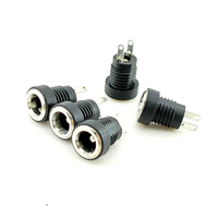 Jack Daya DC 2-Pin 5.5x2.1mm dengan Mur Pemasangan