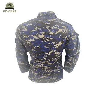 Ghana camouflage uniform ACU Blue Digital, TC65/35g weight 220-230G