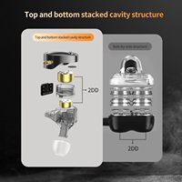 KZ Castor In-Ear Monitors Dual Dynamic Driver HiFi Earphones Wired IEM Noise Isolating Tuning Adjustable Gaming Headphones Bass