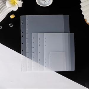 Bán buôn Loose-Leaf xoắn ốc máy tính xách tay a4a5a8 chất kết dính <span class=keywords><strong>PP</strong></span> Index Tab trang Pocket Divider hot item - Product Image 1