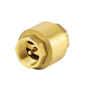 วาล์วกันกลับแบบสปริงทองเหลืองชนิดตัวเมีย สำหรับระบบส่งน้ำในอุตสาหกรรม - Product Image 1