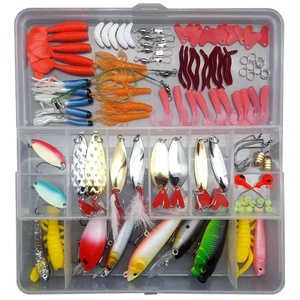 ToMyo Hotsale 75/94/109-delige visuitrusting crankbait minnow popper vib hard en soft kunstaas set aas kit - Product Image 6