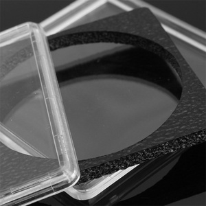 Boîte de rangement pour capsules de pièces de monnaie Snaplocks, insert noir, capsule carrée en acrylique pour Morgan, Peace, Ike Silver Dollar - Product Image 5