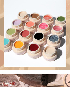 Pegamento pintado en conserva de estado sólido de alta calidad, aceite de uñas popular, esmalte de uñas de color desnudo, personalización de etiquetas privadas - Product Image 2