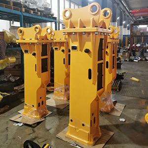 Brise-roche hydraulique Shansong haute performance, <span class=keywords><strong>marteau</strong></span> hydraulique pour tous les modèles d'excavatrices, puissance élevée, bon <span class=keywords><strong>prix</strong></span>, emballage en caisse en bois - Product Image 1