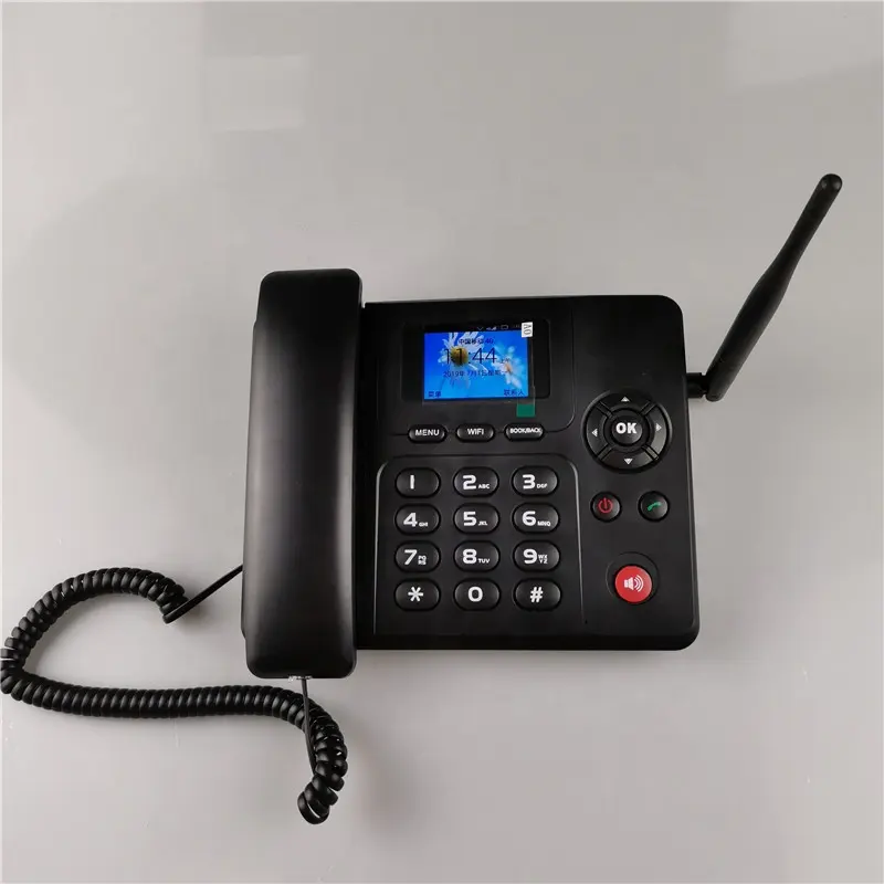 Telephoneセット4G Android無線lanホーム4グラム固定電話とsimカード