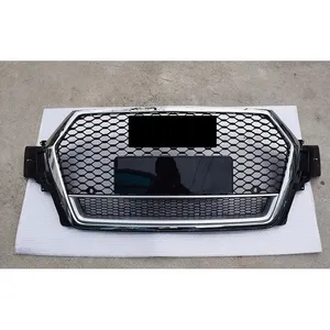 Grille de pare-chocs avant pour Q7 SQ7 2015-2019, mise à niveau RSQ7, grilles de course, protection de capot en nid d'abeille, accessoires - Product Image 2