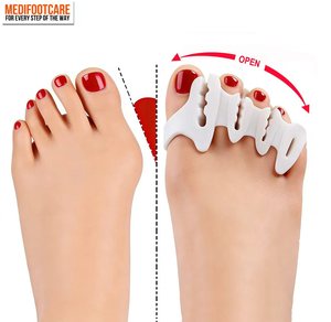 Separadores de Dedos del Pie para una Alineación Correcta - Correctores de <span class=keywords><strong>Juanetes</strong></span> y Dedos en Martillo, Plantillas para Sandalias Flip-Flop para Hombres y Mujeres - Product Image 4
