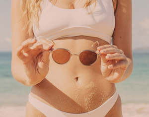 LMA Nuevo Diseño, Gafas de Sol Redondas con Marco Naranja, Marca de Alta Calidad para Hombre, Lentes Polarizadas con Degradado, Metal de Moda 2024, UV400 para Mujer - Product Image 2