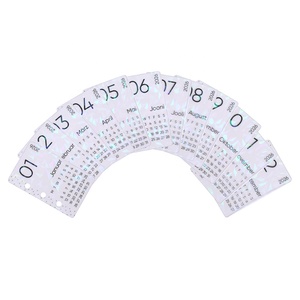 الأكثر مبيعًا في Yihe باللغة الألمانية A6 لوحة عدادات بلاستيكية لملصقات الميزانية بثلاثة فتحات مع 12 شهرًا كإدراج أوراق سائبة - Product Image 5