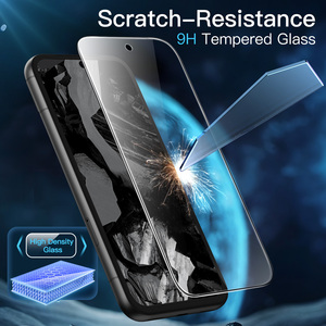 Protecteur d'écran pour <span class=keywords><strong>Google</strong></span> Pixel 8a 6.1 pouces, <span class=keywords><strong>film</strong></span> en verre trempé avec outil d'installation facile - Product Image 4