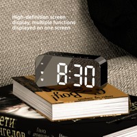 Schlanker High-End LED Digitaler Wecker mit Sprachaktivierung; Kompakter Studentenwecker; Grenzüberschreitend Empfohlener Moderner Kunststoffwecker