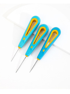 Bougie essentielle <span class=keywords><strong>pour</strong></span> bricolage, outil de mèche, poignée de réparation de chaussures, aiguille de perçage, poinçonnage, poinçon de couture en cuir <span class=keywords><strong>pour</strong></span> couture et brûlage - Product Image 5